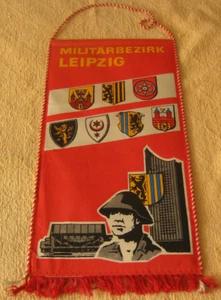 Pennant NVA military district Leipzig approx. 36 cm x 18 cm - Picture 1 of 4