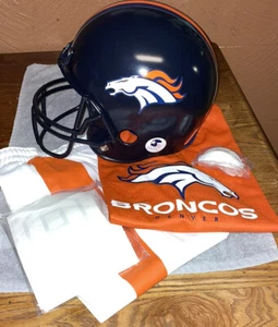 Youth Denver Broncos Franklin Sports Helmet, Jersey And Pants Set NIB Ages 5-9. - Picture 1 of 4