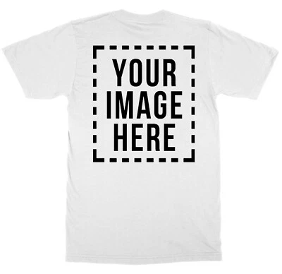 CUSTOMIZED SHIRTS IMAGE PHOTO DTG PRINTING DIRECT TO GARMENT CUSTOM MENS T SHIRT - Image 1 of 4