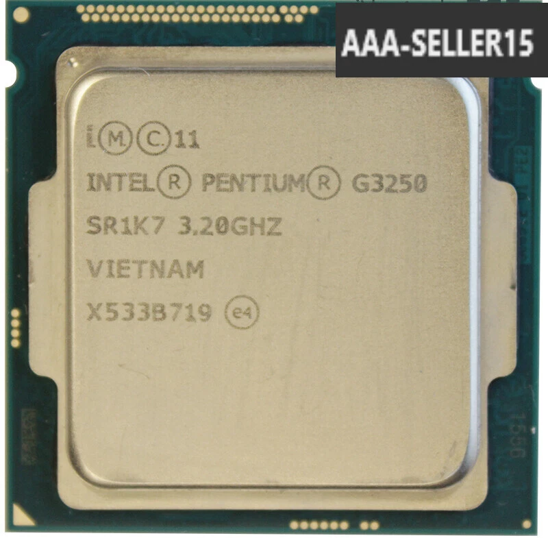 4th Gen Intel Pentium G3250 CPU 3.2 GHz 2-Core 3MB LGA-1150 Haswell SR1K7 SR1RM - Image 1 of 1