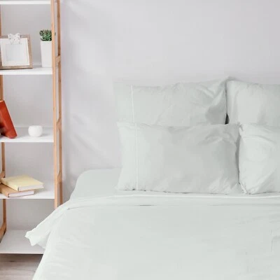 Juego de sábanas de bambú premium de 6 piezas, bolsillos profundos, 60 colores, de Sacred Thread Foto 1 de 2