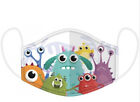 Childs Monsters  Design Double Layered Adjustable Ear Loops Face Covering