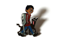 Miguel Guitar Dante Mexican Hairless Dog Day of the Dead Disney Pixar Coco Pin