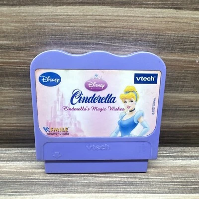 Vtech Vsmile Cartridge ~ Cinderella ~ Magical Wishes ~ Disney 002 - Image 1 of 4