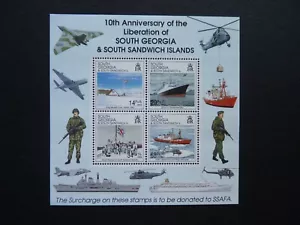 SOUTH GEORGIA & SOUTH SANDWICH ISLANDS. 1992. LIBERATION OF FALKLAND ISLES. M/S - Picture 1 of 1