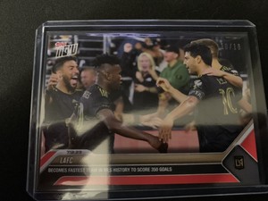 LAFC - Topps Now MLS card #168 2023 RED parallel 10/10