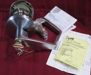 FALCON BRUSHED STEEL LEVER HANDLE Grade 2 LOCK - Picture 1 of 3
