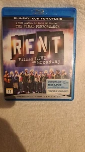 RENT: FILMED LIVE ON BROADWAY ( BLU-RAY- NEW ) THE FINAL PERFORMANCE - Picture 1 of 2