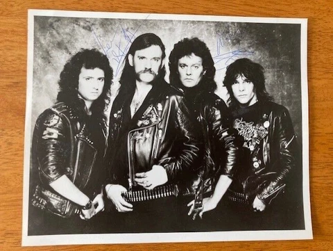 Motorhead - Autographed  10inch x 8 inch press photo (Lemmy / Wurzel) Cover
