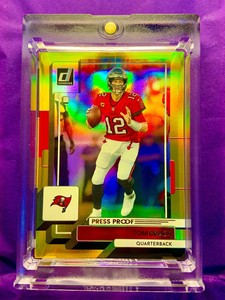 TOM BRADY 🏈 BUCS 🔥SP🔥HOLOFOIL 🔥REFRACTOR CARD🔥GOLD🔥PRESS PROOF🔥HOF