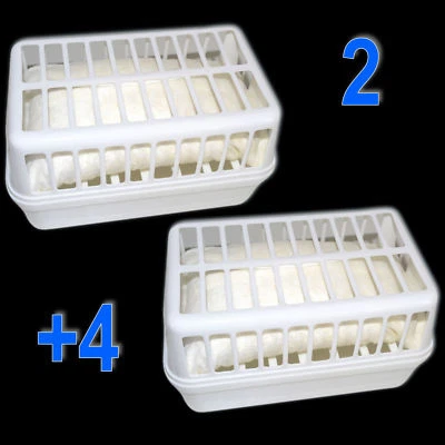 BUY-SAFE.DE XXL Luftentfeuchter Raumentfeuchter Entfeuchter 2 x Box + 4,8 kg Granulat