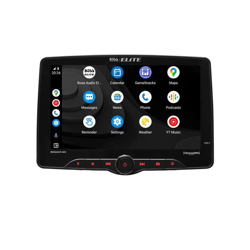 BOSS Elite BE9ACP.WX SDIN Car Stereo Wired Apple CarPlay Android Auto