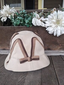 Vintage Schaffer's North Peoria Town Topper Women's Bucket Hat - Picture 1 of 8