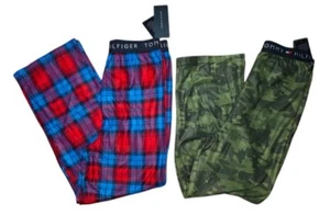 Tommy Hilfiger Boys Lounge Pants Pajama Bottoms 2 PAIR Medium 8 10 NWT - Picture 1 of 4