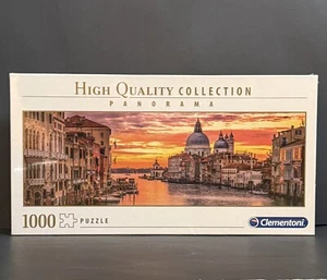 IL CANALE GRANDE Venezia Italia PUZZLE CLEMENTONI 1000 Pezzi PANORAMA Panoramico - Foto 1 di 6