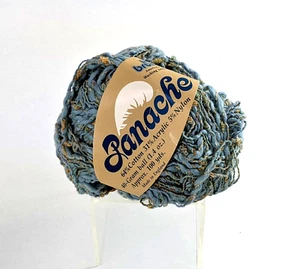 1 50g Skein Brunswick Panache Caribbean Yarn Cotton Blend Variegated Slub 3815 - Picture 1 of 3