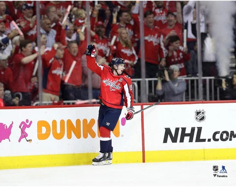 Nicklas Backstrom Washington Capitals Unsigned Goal Celebration 11" x 14" Photo Cover