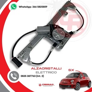Alzavetro Elettrico Alzacristalli Sinistro Fiat 500 312 2007 Formato COMPATIBILE - Imagen 1 de 5