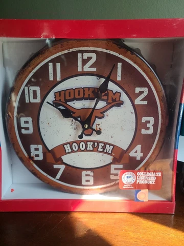 Texas Longhorns distressed bottle cap wall clock Cover