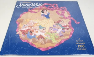NEW SEALED Disney Snow White Seven Dwarves 1995 Special 16 Month Wall Calendar - Picture 1 of 2