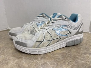 Gravity Defyer GDEFY Super Walk sportliche Wanderschuhe Damen 8,5 weiß blau - Bild 1 von 6