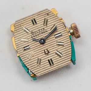 Vintage Women's Bulova Accutron 2210 Wrist Watch Dial Only Needs Battery - Picture 1 of 6
