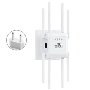 Neuer WLAN-Repeater mit 8 Antennen, 300 Mbit/S, Signalverstärker, Booster, 4521 - Bild 1 von 10