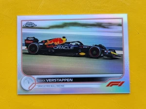 2022 Formula 1 Topps Chrome Max Verstappen #109 Refractor F1 Car Red Bull - Picture 1 of 2