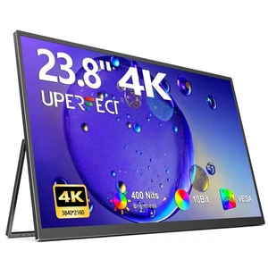 UPERFECT 23.8" Portable Gaming Monitor 4K UHD External Display For Xbox PS 4 5 - Picture 1 of 1