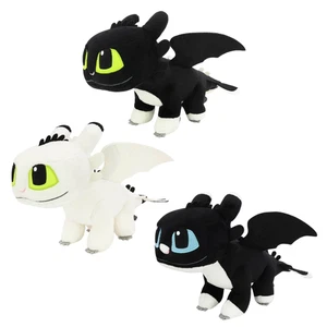 Set Night Light Plush Doll 8" How to Train Your Dragon 3 Toys Official Licensed - Picture 1 of 13