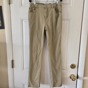 Lucky Brand Jeans Boys Size 18 Tan Skinny Stretch Adjustable Waist Teen Bottoms - Picture 1 of 9