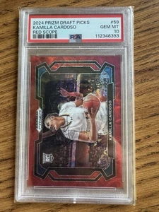 Mira telescópica roja Prizm/88 (RC) PSA 1024 Prizm Draft Picks Kamilla Cardoso PSA 10. POP 1!! - Imagen 1 de 2
