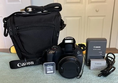 Canon PowerShot SX30 IS 14.1MP 35x Zoom Digital Camera - Nr Mint - Bundle - - Image 1 of 4