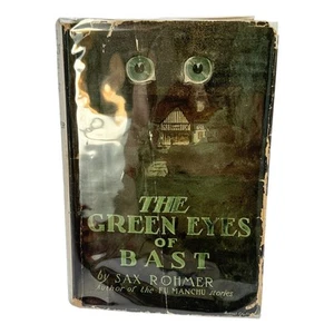 Green Eyes of Bast Sax Rohmer Dr Fu Manchu Book AL Burt HC DJ 1920 - Picture 1 of 15