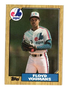 1987 Topps #105 Floyd Youmans Montreal Expos - Picture 1 of 2