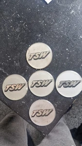 TSW Alloy Wheel Centre Cap Gel Badge - 60mm Silver - Genuine TSW Part - Stealth - Picture 1 of 1