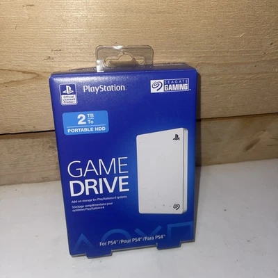 PlayStation4 PS4  Seagate 2TB  Portable HDD External Game Drive - Image 1 of 4
