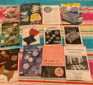 Vintage Crochet, Tatting, Knitting Doilies, Edging Books Lot Of 29 - Picture 1 of 4