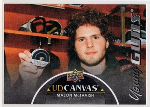2021 2021-22 Upper Deck Canvas Black Young Guns Rookie #C229 Mason McTavish Duck - Picture 1 of 2