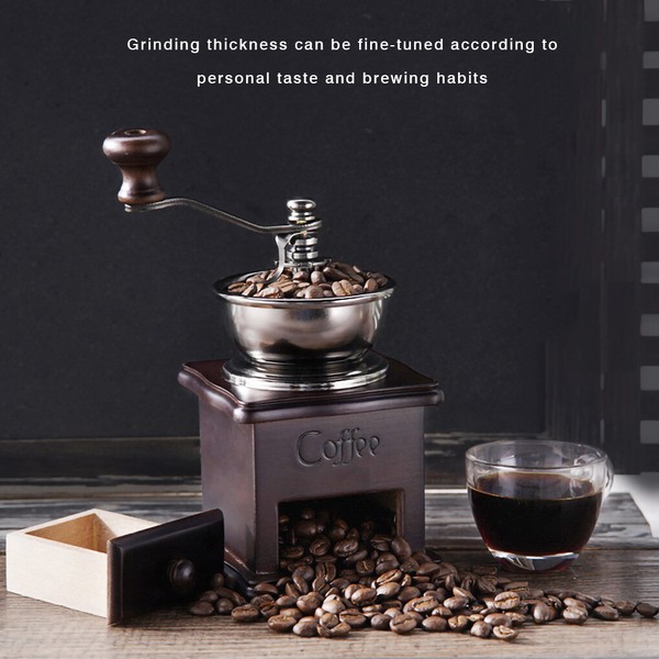 7Pcs Manual Coffee Making Set Pour Over Pot Hand Coffee Grinder Filter Papers F Photo Related