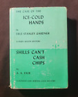 Ice Cold Hands / Shills Cant Cash Erle Stanley Gardner 1961 Detective Book Club