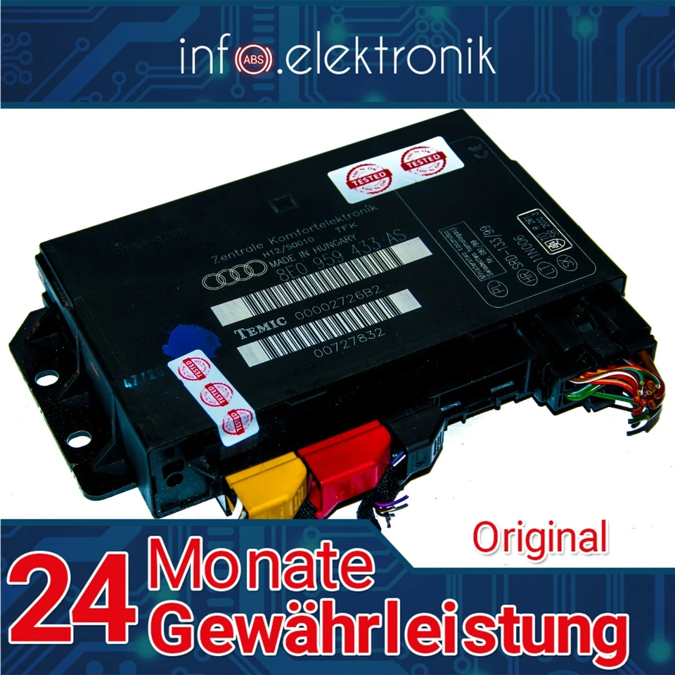 Centralina comfort 8E0959433AS 8E0 959 433 AS AUDI A4 B6 2000-2006 - Immagine 1 di 4