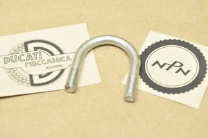 OEM NOS Ducati 48 50 80 85 90 98 100 Front Fork Handle Bar Clamp Fixing U-Bolt - Picture 1 of 1