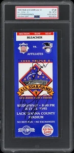 Derek Jeter Pre Rookie Signed 1995 All Star Game Ticket PSA DNA COA - Picture 1 of 2
