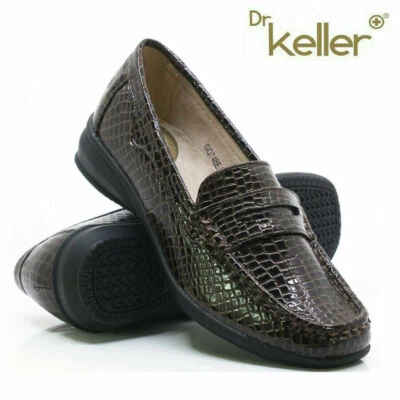 DR KELLER WOMENS LADIES COMFORT FLAT CASUAL OFFICE WORK BALLET PUMPS LOAFERS SHOES SIZE