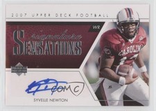 2007 Upper Deck Signature Sensations Syvelle Newton #SS-SN Rookie Auto RC