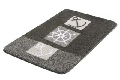 Meusch Badteppich Sealevel schiefer anthrazit verschiedene Größen SONDERPOSTEN - Bild 1 von 2