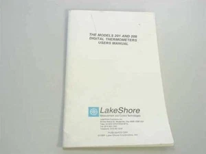 Lakeshore 201 / 208 Digital Thermometer Users Manual - Picture 1 of 3