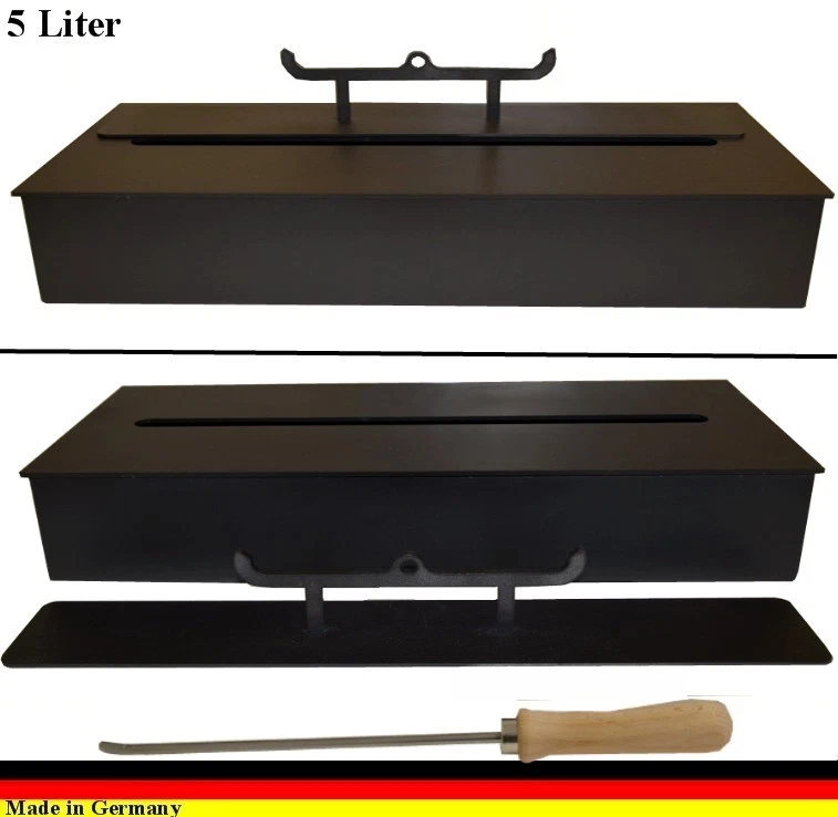 5 Litre Organic Ethanol Burner Black for Ethanol & Fireplace Gel Caminetti - Image 1 of 1