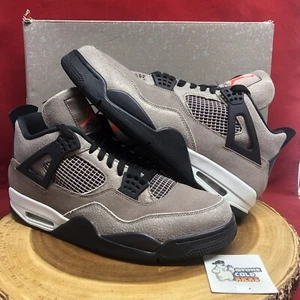 Nike Air Jordan 4 Retro Taupe Haze Infrared Off White Oil Gray 2021 Size 13 - Picture 1 of 10